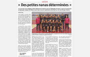 LES U15 DE L'UM2W QUALIFIEES POUR LE FINAL FOUR ! 