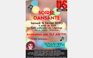 SOIRÉE DANSANTE le 15 Février ! 