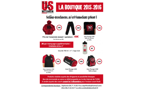 Les nouveautés de la boutique !