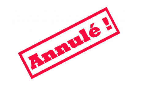 Entraînement annulé !