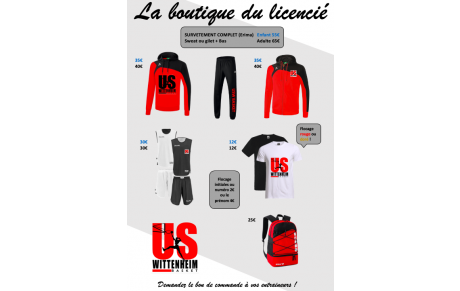 LA BOUTIQUE DU LICENCIE